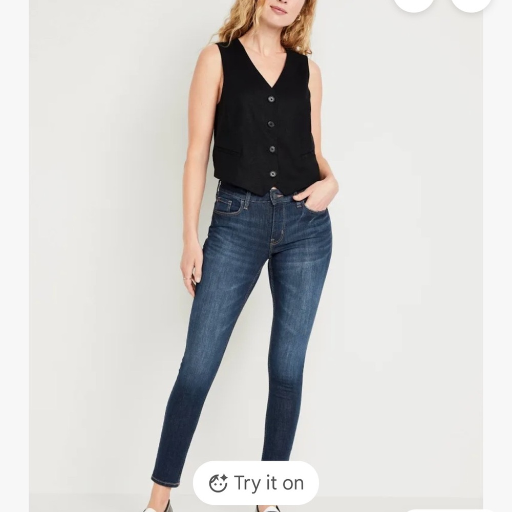 Old navy high rise rockstar Blue Jeans